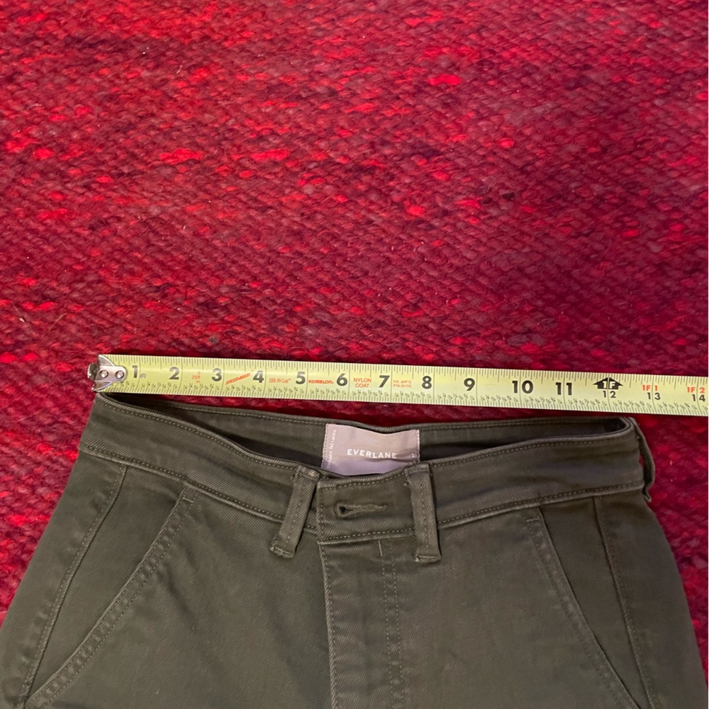 Everlane Slim Leg Crop 2 Lunar Green - Picture 5 of 8